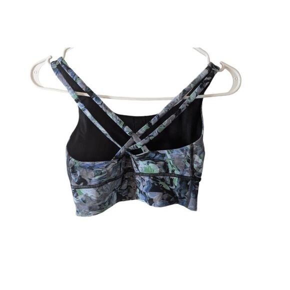 LULULEMON ATHLETICA Energy Bra Long Line, Medium Support, B-C Cup Size 4 - Picture 4 of 4